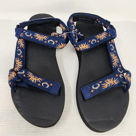 Women's Adjustable Platform Wedge Beach Shoes Yoga Arch Support Sandals 11 New - Picture 5 of 8